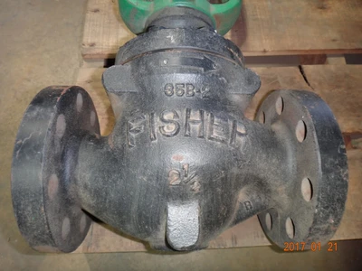 Fisher 2 1/2", Class 250, Iron Control Valve