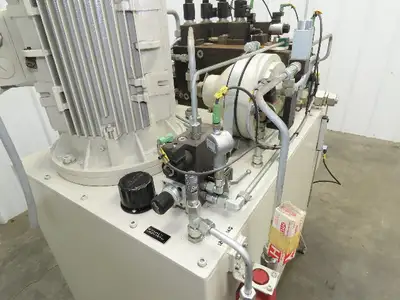 Voith IPC 5-50 101 2-Pump Hydraulic Power Unit 100 Gal 20 GPM 3000 PSI 40Hp 480V