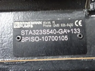 USED BRINKMANN PUMP STA323S540GA+133