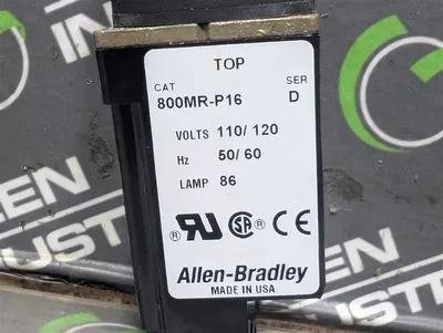 Allen Bradley 800MR-P16G Green Small Round Pilot Light 120V New NIB