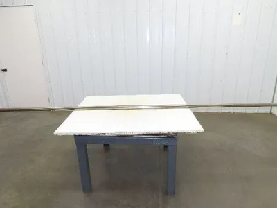 Press Brake Die 123-3/8" Long 90° V 1/2" Tang 1-1/16" W 1-11/16" H