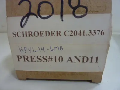 NEW SCHROEDER HPVL14-6MB