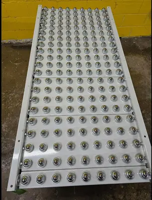 Used HYTROL ROLLER BALL TRANSFER  CONVEYOR Roller Conveyors Wisconsin US | Packer City Sales #1298037