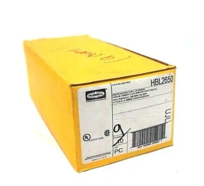 9 NEW HUBBELL HBL2650 RECEPTACLES