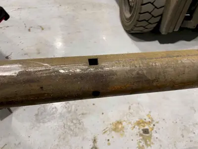 110.5" x 3"  Boring Bar- Band Unknown