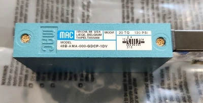 NEW MAC VALVES INC 48B-AMA-000-GDCP-1DV