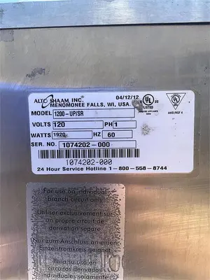 USED ALTO SHAAM 1200-UP/SR