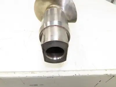 Stainless Steel Screw Feed Auger Food Grade 6-9/16" OD 50-1/2"L Custom
