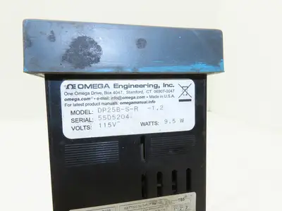 Omega DP25B-S-R-1.2 Strain Gage Panel Meter LED Display 115V