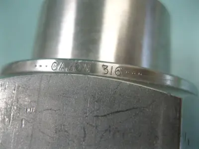 Lot (5) Complete 1" Cajon & Swagelok Stainless Union Fittings w (1) Partial G19