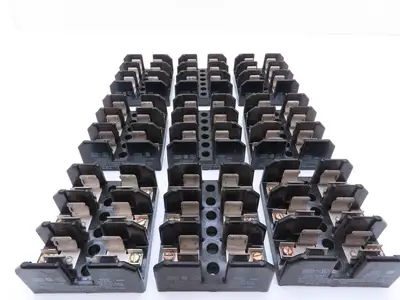 Bussmann J60030 11218 Fuse Block Panel Mount Class J 3 Pole 30A 600V Lot of 9