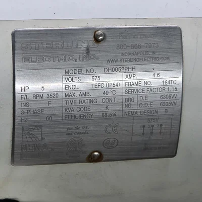 Alfa Laval 316L Sanitary Centrifugal Pump / pompe Model DH0052PHH # 3450