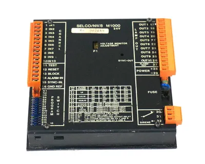 SELCO/ NWS M1000 ALARM ANNUNCIATOR 302849, 24V