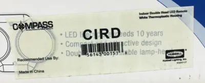 NEW HUBBELL INDOOR LED REMOTE