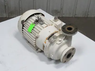 Dietz Ampco 7.5Hp 3450RPM 220/440V 3Ph 2" x 1-1/2" ZC2 Flange Centrifugal Pump