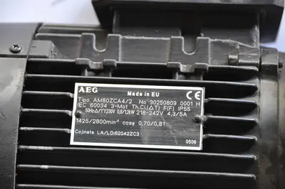 USED ZM AEG MOTOR 1,2 KW