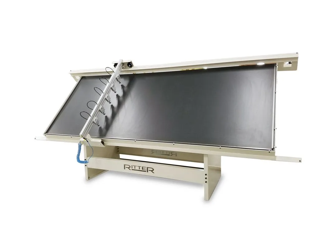Ritter R210E/A/O 5’x12′ Face Frame Assembly Table (Open Back)