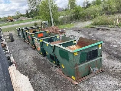 2 CU YD X 4,000 LBS JESCO DUMP HOPPER: STOCK #23206