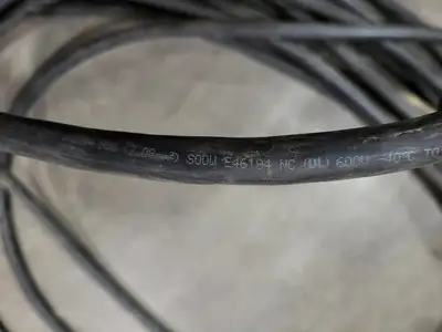 SOOW Power Cord 14 AWG 3 Conductor 600V w/ Plug 15A 125V
