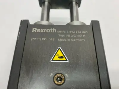 USED BOSCH REXROTH PNEUMATIC STOP GATE UNIT VE 2/D100-H