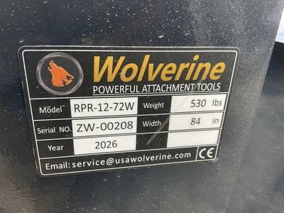 Used WOLVERINE RPR-12-72W SKID STEER RIPPER Landscaping Equipment (Miscellaneous) Michigan US | Miedema Asset Management Group #1468776