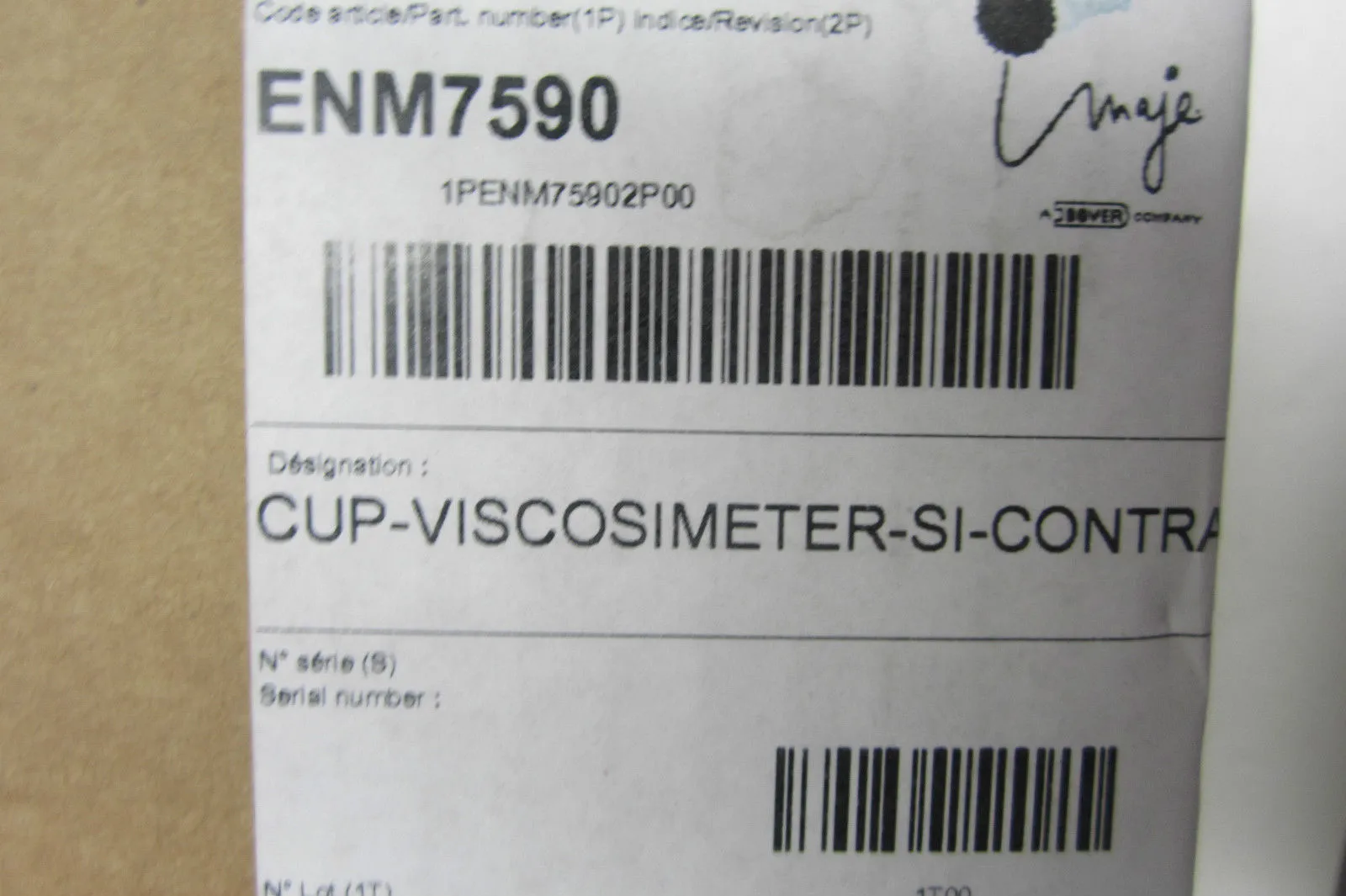 NEW IMAJE ENM7590 CUP-VISCOSIMETER