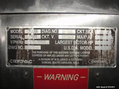 Used _UNKNOWN_ 2000B Vertical Form Fill Sealing Machines (VFFS) Illinois US | Aaron Equipment #1515445