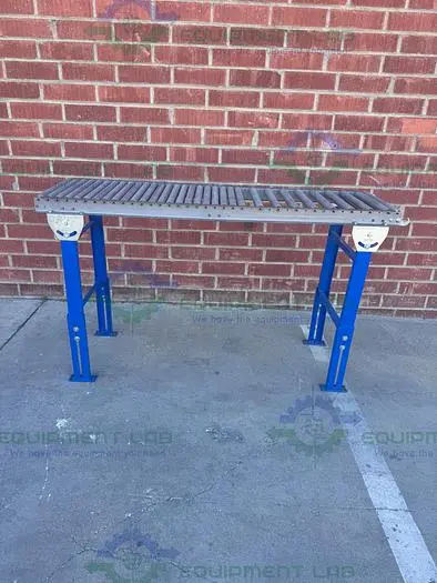 Used ROLL-AWAY HEAVY DUTY ROLLER CONVEYOR 60" X 18" W/ ADJUSTABLE LEGS Roller Conveyors California US | Equipment Lab #488815