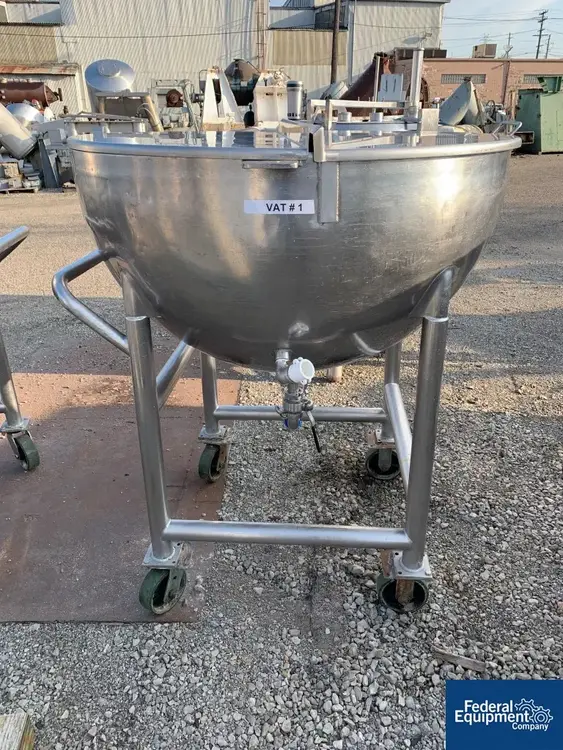 Used Groen 100 Gallon Groen Kettle, 316 S/S, 25# Stainless Steel Tanks Ohio US | Federal Equipment Company #126222