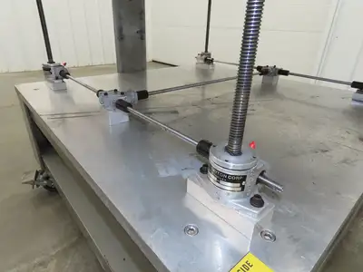 1" Aluminum Top Machine Base Weld Table 45x43" Work Bench Table Joyce Screw Jack