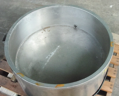 USED OPEN SYTLE JACKETED SS TANK JACKETED  TANK