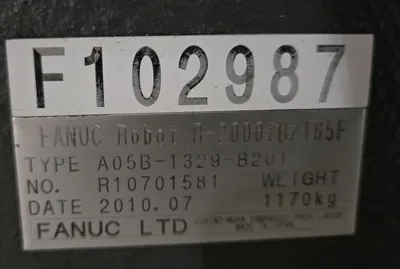 USED 2010 FANUC R-2000IB/165F