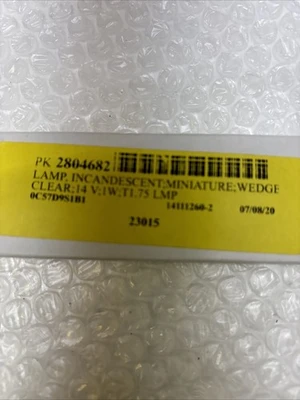 **Lamp Incandescent;Miniature Wedge Lamp 23015 3 Pack Of 10  0C57D9S1B1 #