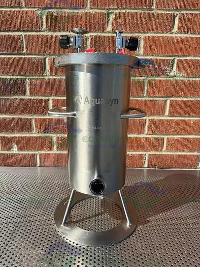 Used AQUASYN HASTELLOY C 22 SINGLE WALL  14 LITER TANK W/ AQUASYN VALVE Reactors | Equipment Lab #486517