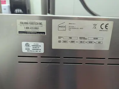 Used 2023 WAICO S.R.L. TSC Ovens British Columbia CA | Steep Hill Equipment Solutions #1332712