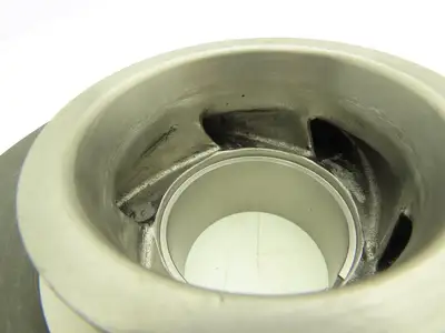 Centrifugal Pump Impeller 60mm Keyed Bore 203mm OD Steel