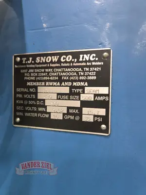 TJ Snow 300 KVA Seam Welder