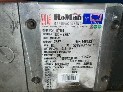 Used 2015 ROMAN MANUFACTURING TDC7367 Transformers Ohio US | HGR 24 #1300091