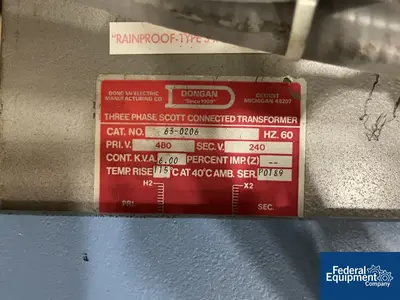 USED Davis-Standard 3 Roll Sheet Stack Davis-Standard 1.25” Extruder Line