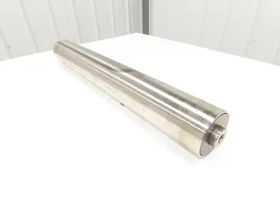 PPI Hytrol 914.R7531 Conveyor Pulley Roller 4"x 31"BW 3/4-10 Hub Crowned