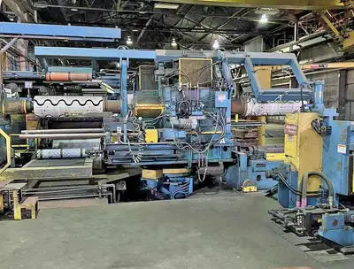 52" x 8.00" x 35,000# Stamco Dbl-Loop Slitting Line