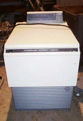 IEC B-22M Floor Model lab centrifuge.