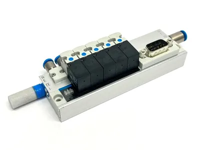 197334 | Festo MH1 Valve Manifold 6 Banks  w/ 197008 Solenoid 5 QTY - New Other