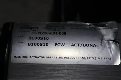Flowserve Automax NXCLU2M1-18-00200 Positioner Actuator Ball Valve STOCK 5007A