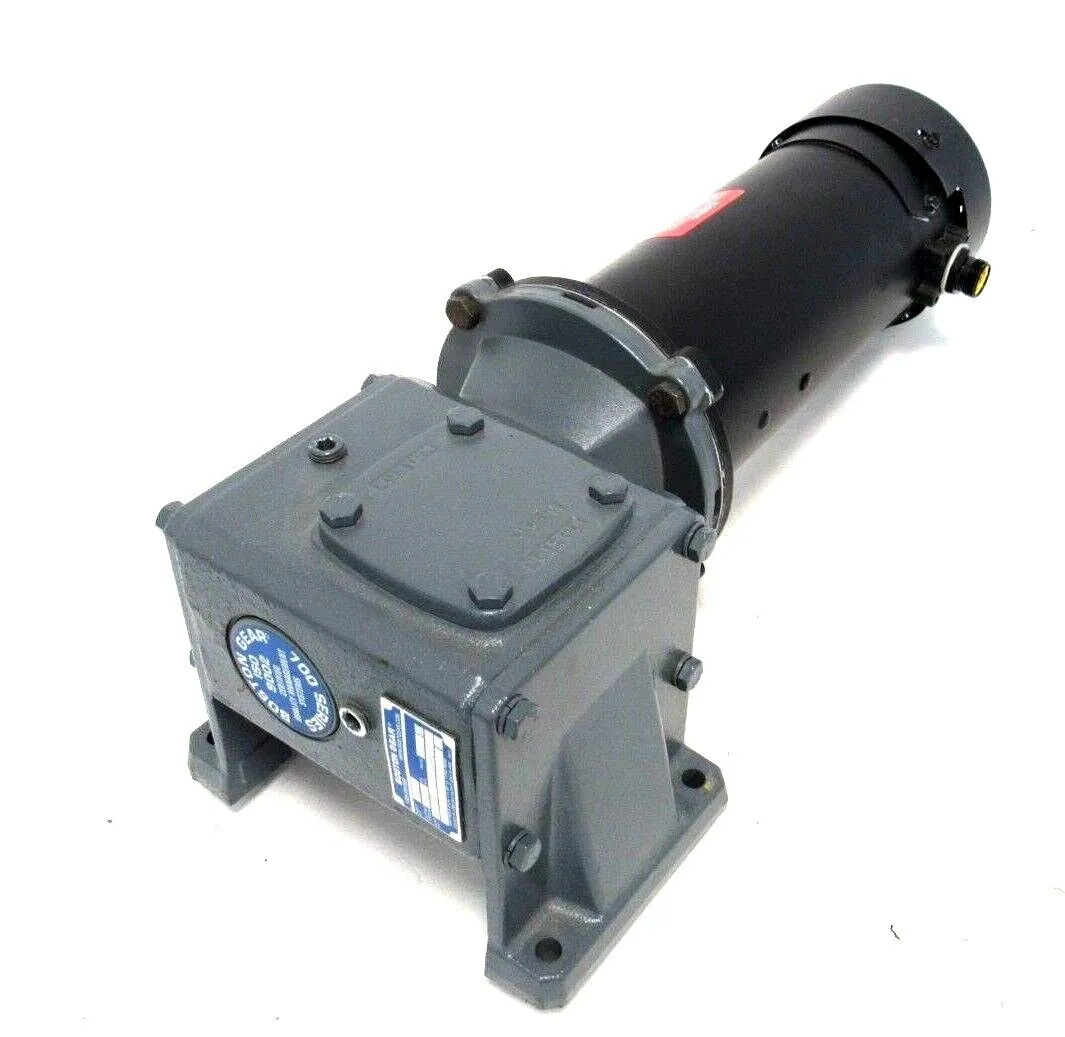 NEW BOSTON GEAR F715C-10K-B5-J1 GEAR MOTOR 10:1 3/4HP 90VDC 46606352143-1A