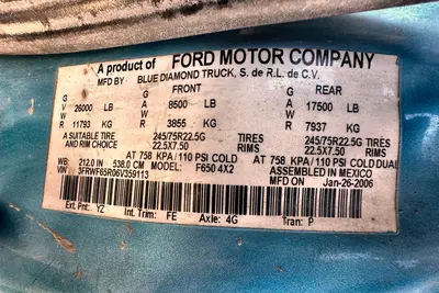 Used 2006 FORD F650 LINE PUMP TRUCK Concrete Mixer Trucks Pennsylvania US | Proxy Equipment #1378201