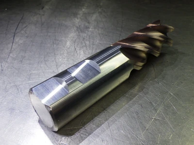 Kyocera 1" 5 Flute Carbide CR Endmill 1" Shank .03" R 37152 (LOC3547)