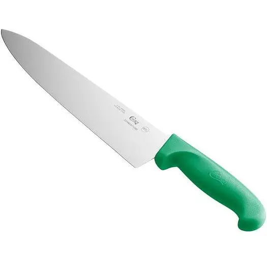 10" Chef Knife with Green Handle