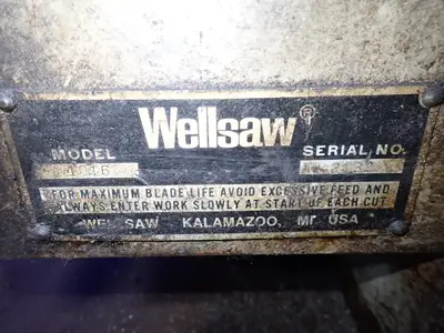 USED WELLSAW 1016