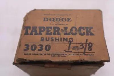 DODGE TAPERLOCK BUSHING 3030 1 3/8 STOCK #B-926